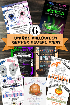 Top 6 Unique Halloween Inspired Gender Reveal Ideas