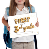 Buy Now on Amazon - Printed Book with First Day of School and Last Day of School signs - Foil Balloon theme design