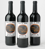 Total Solar Eclipse Wine Labels, Viewing Party for April 8 2024 Solar Eclipse, Moonday