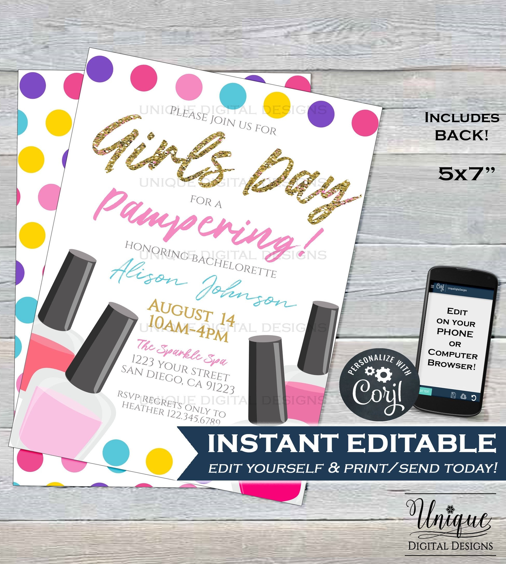 Girls Night Out Invitation Template