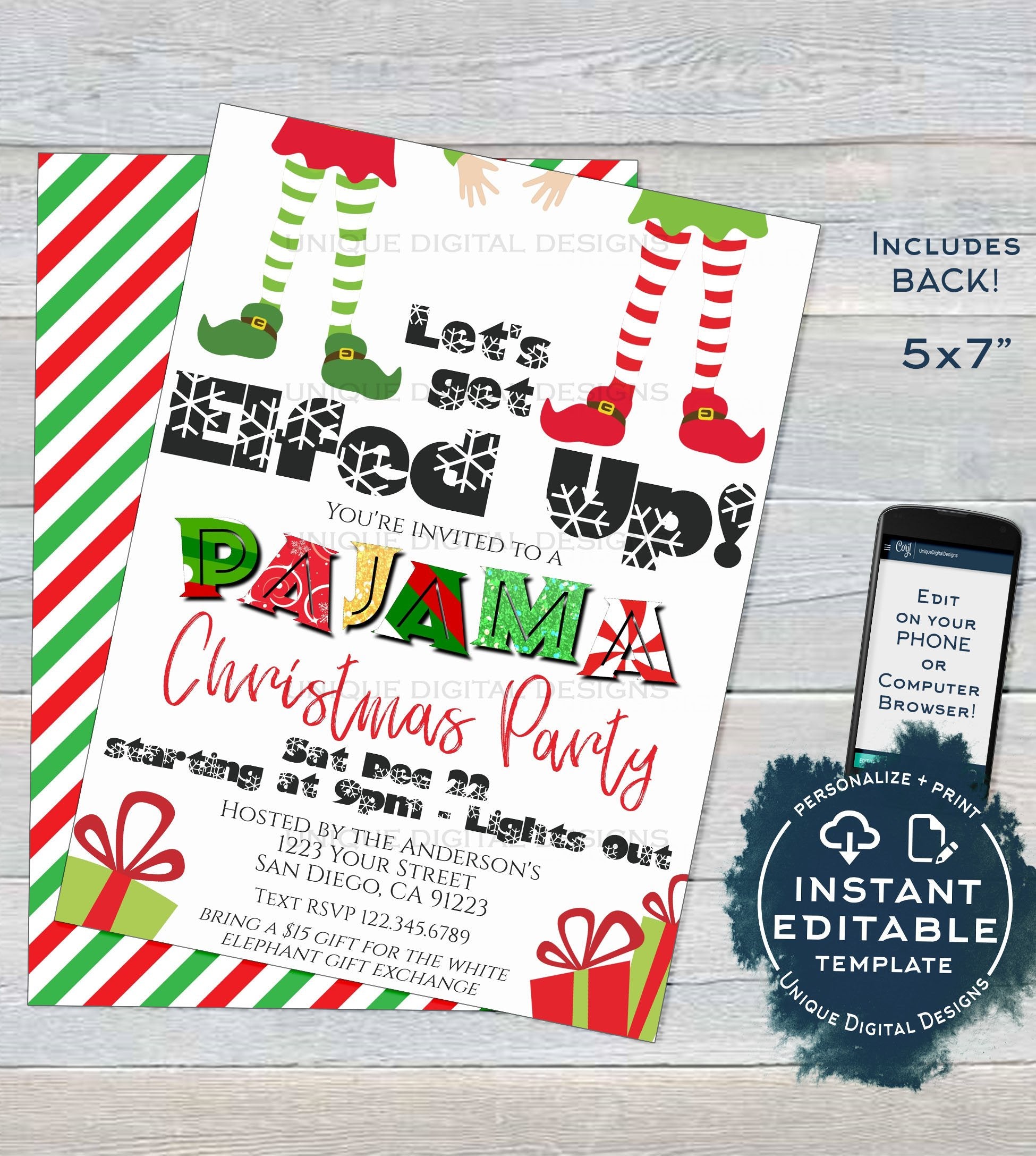 The Ultimate Favorite Things Christmas Pajama Party + FREE Printables
