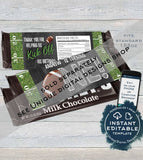 Football Baby Shower Invitation, Editable Baby Sprinkle Baby Boy Invite, Touchdown Chalkboard, Printable Thank You   4x6