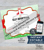 Editable Elf Goodbye Letter, Elf Farewell Letter, Custom Santa Letter, Shelf Prop, Christmas Elf Letter Printable,