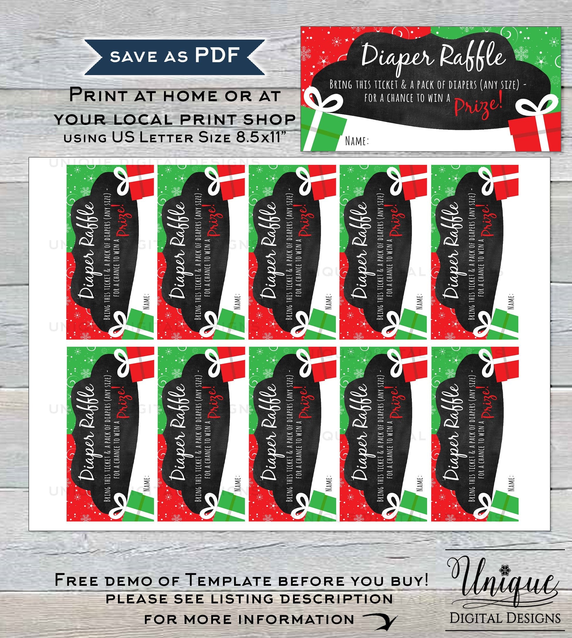 Christmas Diaper Raffle Ticket, Present Books for Baby Shower Invitati christmas-diaper-raffle-ticket-present-books-for-baby-shower-invitati