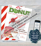 Candy cane Christmas Classroom Favors Tag, Kids Editable Christmas Thank You Cards, Printable Custom Teachers  diy