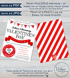 Valentine's Day Festival Flyer, Editable Class Party Invitation, Printable School Event Flyer, Community Church