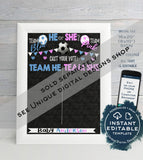 Basketball Gender Reveal Party, Old Wives Tales Sign, Basketball Sign Chalkboard Personalize Custom Digital Printable