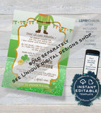 Leprechaun Letter, Editable St Patrick's Day Note, Lucky Irish Leprechaun Trap Message