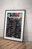 Editable Gender Reveal Old Wives Tales Sign, Easter Eggspecting Baby Chalkboard Easter Bunny Personalized Digital Printable