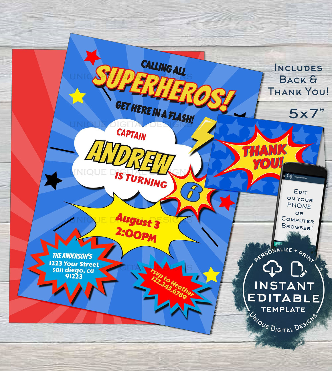 superhero-birthday-invitation-editable-boys-superhero-party-invite-a