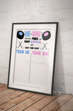 Hockey Gender Reveal Party Cast your Vote Sign, Editable Hockey Sign He or She What the Puck will Baby Be