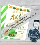Editable Leprechaun Letter, St Patrick's Day Note, Lucky Irish Leprechaun Trap Message, Personalized Printable Custom