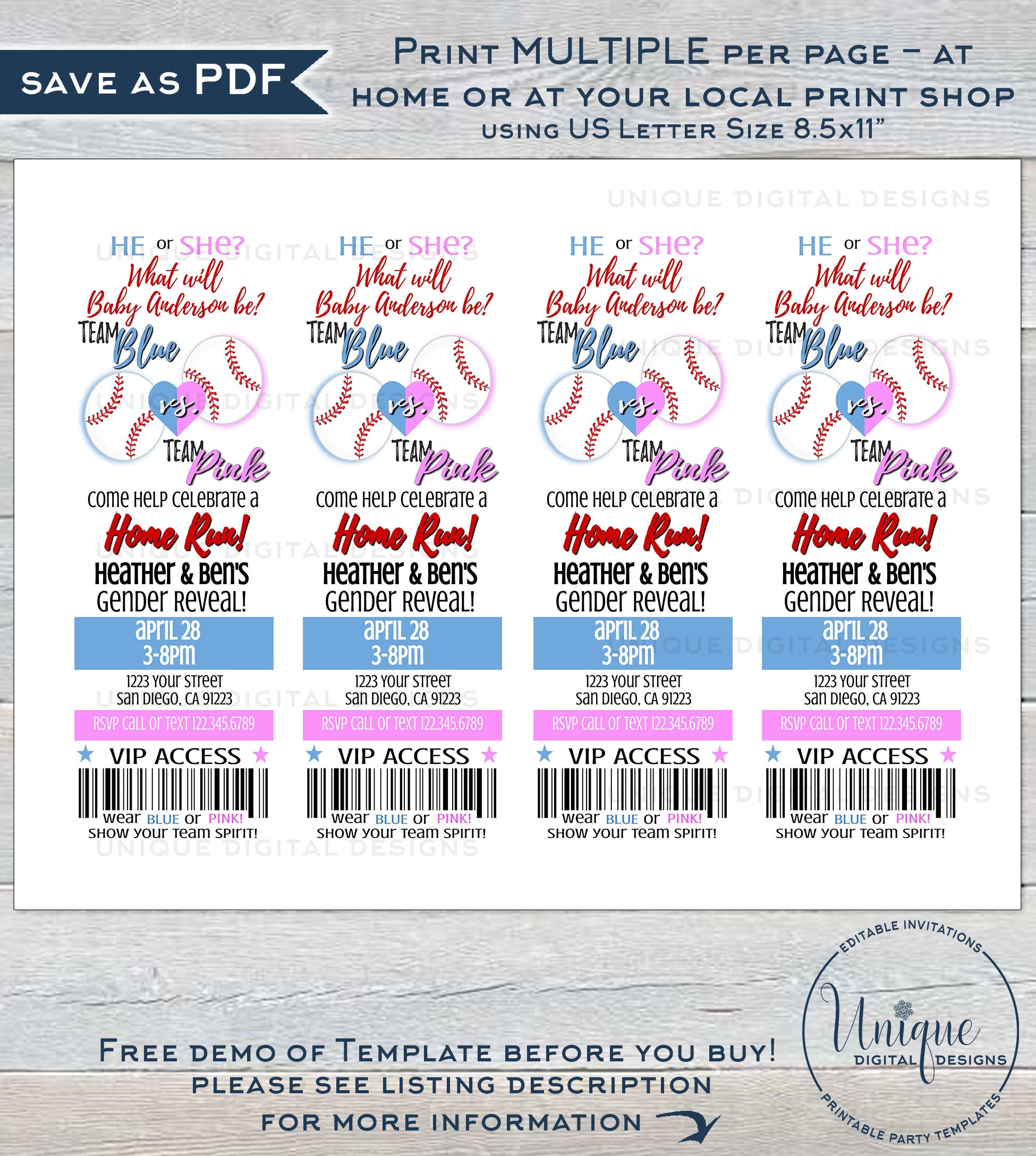 Boston Red Sox Ticket Birthday Editable Templates Instant Download
