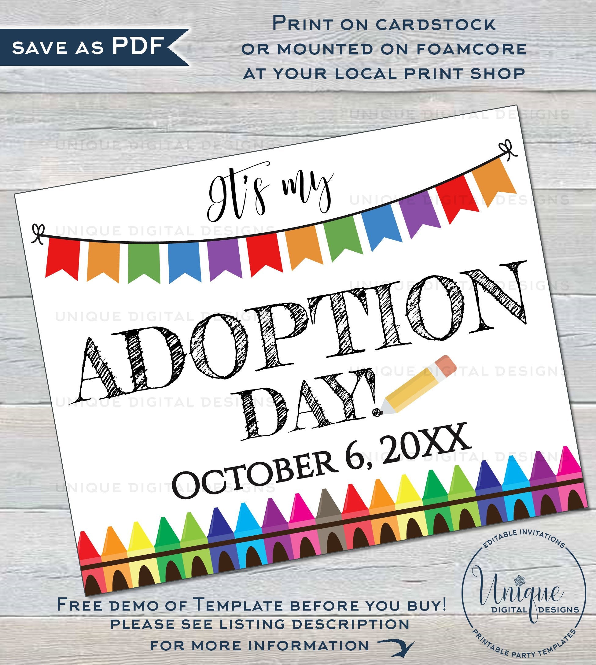 Free Printable Adoption Day Cards Free Printable Adoption Day Cards