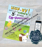 Easter Bunny Letter, Editable Letter from the Easter Bunny Note,  Spring Easter Rabbit Trap Message, diy Personalized Printable