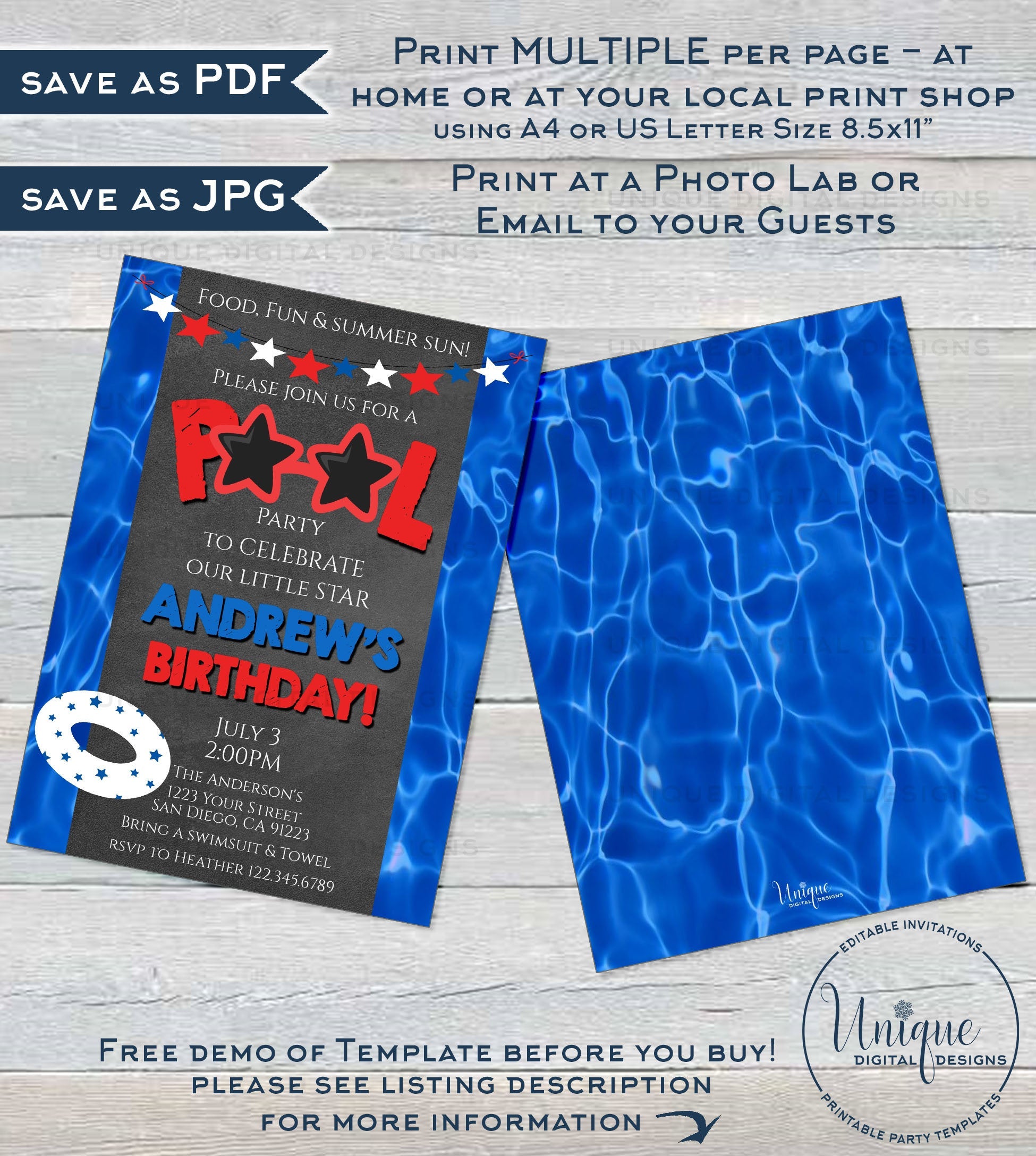 Shop Local for Your Next Pool Party