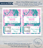 Mother's Day Gift Candy Bar Wrapper, Editable Mom Appreciation Chocolate Bar, Mum Day Custom Paint Pastel, Printable  1.55oz