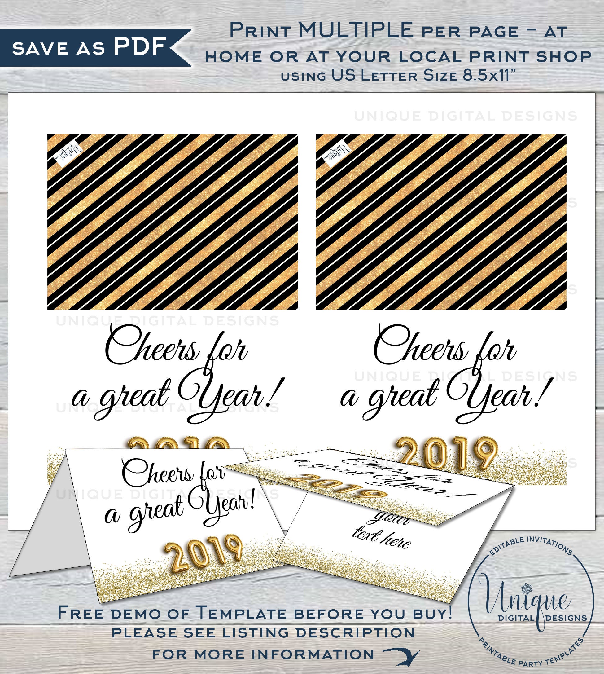Cheers for a Great Year Thank You Cards, Editable Graduation Thank you cheers-for-a-great-year-thank-you-cards-editable-graduation-thank-you