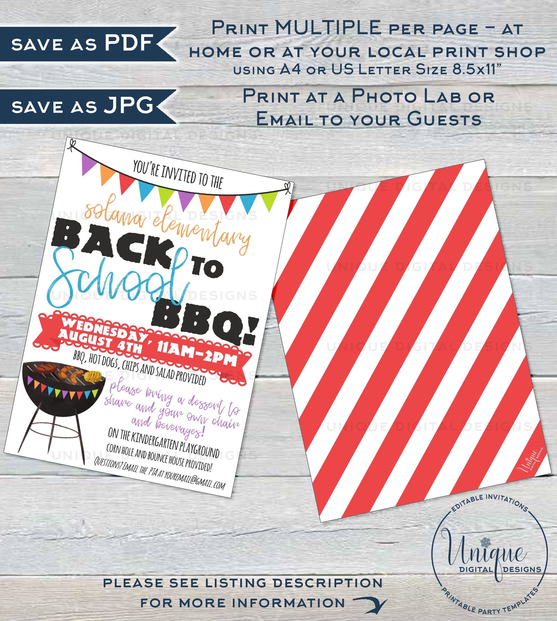 Back to School BBQ Flyer, Editable Open House Invite, Meet your Teache back-to-school-bbq-flyer-editable-open-house-invite-meet-your-teache