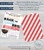 Back to School BBQ Flyer, Editable Open House Invite, Meet your Teacher Luncheon pta Printable Invitation, Digital