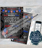 4th of July Sparkler Tag, Editable Printable Favor Tags, Personalized  Let's Sparkle Birthday Party Thank you diy