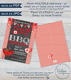 Editable Canada Day Invitation, Oh Canada Day BBQ Invite, Canada Day Eh July 1 Flag Summer Party, A4 Personalized