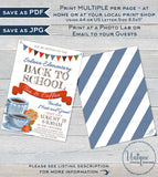 Back to School Tea & Coffee Invitation, Editable Meet your Teacher Invite, Bake Sale Printable School Flyer, Digital