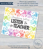 Bundle Classroom Rules, New Class Etiquette Signs, Student Reminders, Kids Handprint, diy Teacher Decorations  Printable