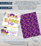Boo Bake Sale Flyer , Editable Halloween Invitation, PTA Printable Holiday Cookie Fundraiser, pto Church School