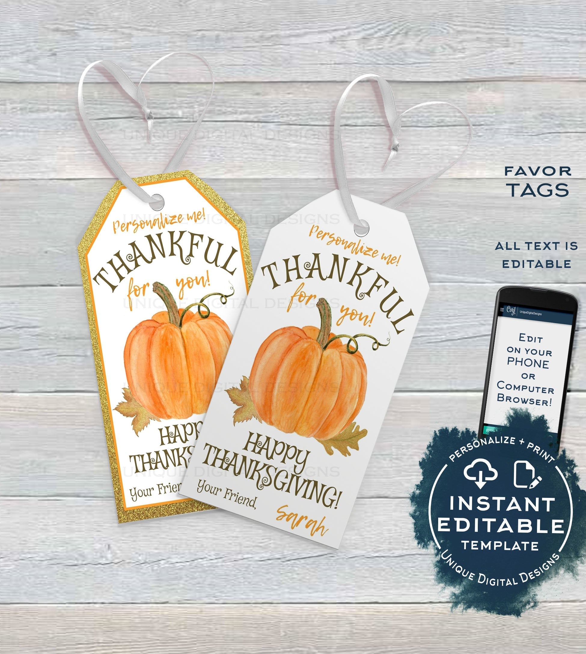 editable-thanksgiving-favor-tags-thankful-personalized-thanksgiving-t for Free Printable Free Editable Thank You Tags Editable Thanksgiving Favor Tags, Thankful Personalized Thanksgiving T for Free Printable Free Editable Thank You Tags
