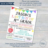 Editable Back to School Photo Prop, 1st Day Back to School Poster, Personalized School Chalkboard Sign Any Grade Digital Tablet Size INSTANT