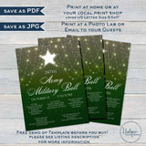 Military Ball Flyer, Army Birthday Ball Invitation Editable, Military Ball Flyer Party Ooh Rah Printable Template INSTANT 5x7 8.5x11